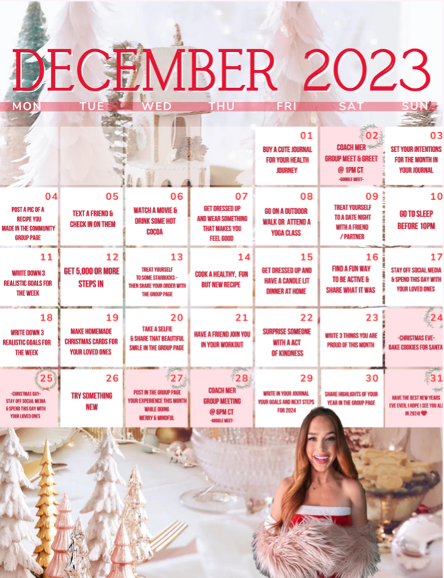 Merry and Mindful Calendar