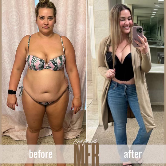 Transformations of women before and after using Coach Mer