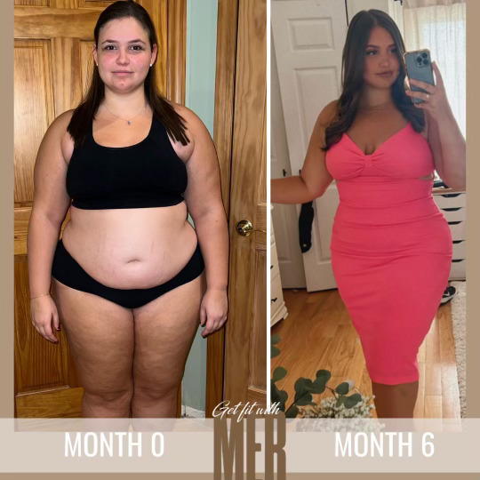 Transformations of women before and after using Coach Mer