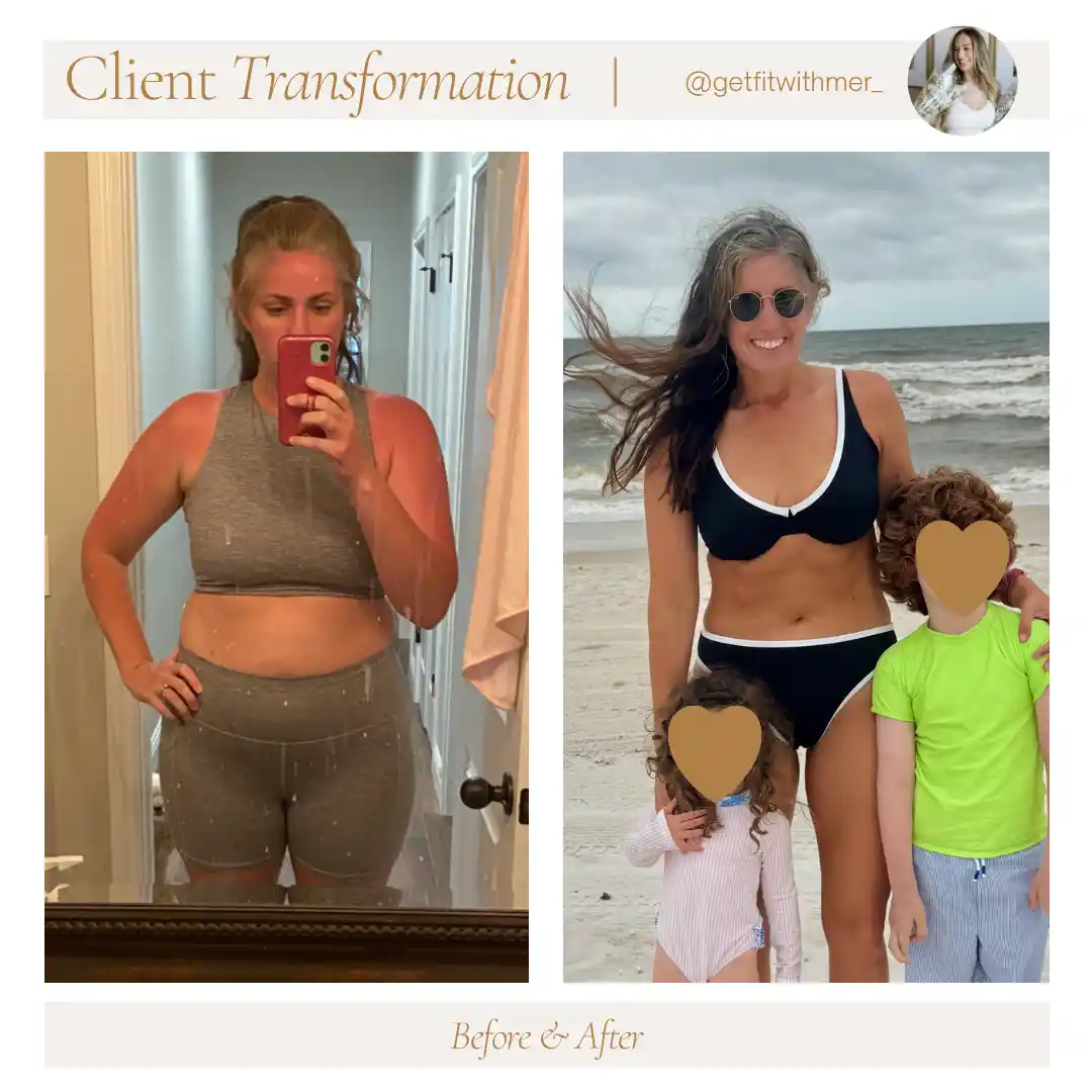 Neutral Client Transformation Instagram Post